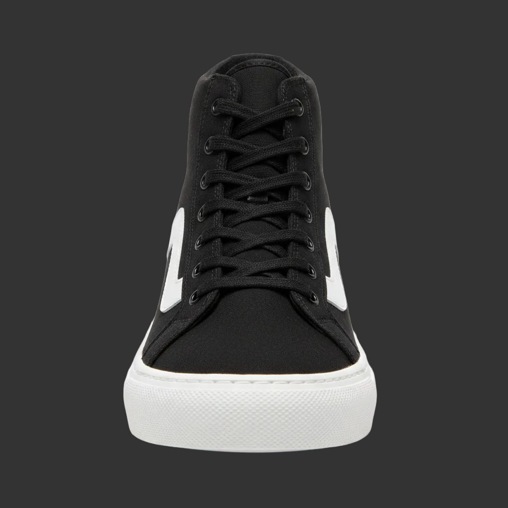 Black & White High-Top Sneaker
