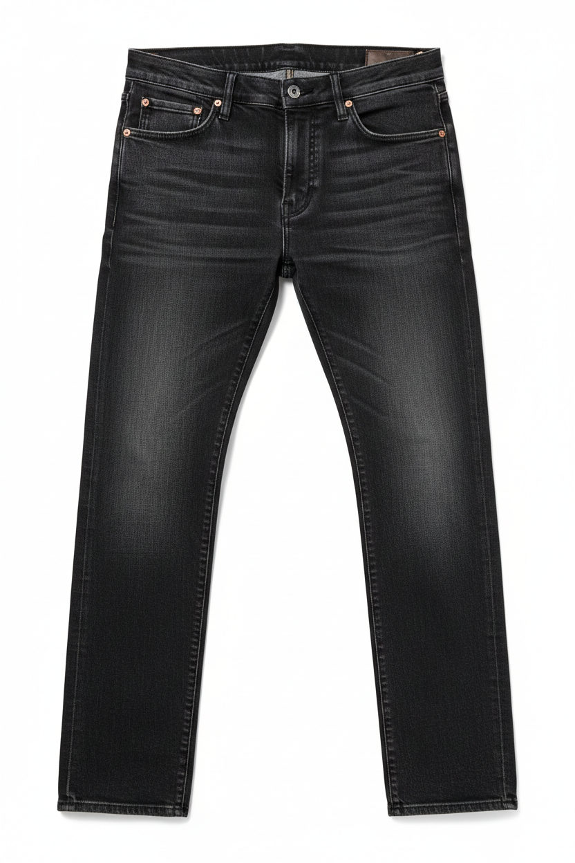 Glandify Classic Denim Jeans - Washed Black